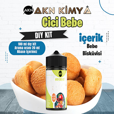 Cici Bebe Dıy Kit Bebe Bisküvisi Gıda Aroması %20 Oranda Aroma İçerir (Hazır Değildir )