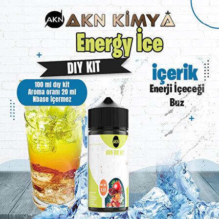 Energy Ice Dıy Kit Enerji Içeceği Buz Gıda Aroması %20 Oranda Aroma İçerir (Hazır Değildir )