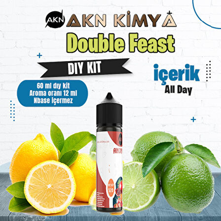 Double Feast Dıy Kit All Day Gıda Aroması %20 Oranda Aroma İçerir (Hazır Değildir )