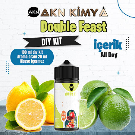 Double Feast Dıy Kit All Day Gıda Aroması %20 Oranda Aroma İçerir (Hazır Değildir )