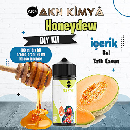 Honeydew Cream Dıy Kit Kavun Bal Gıda Aroması %20 Oranda Aroma İçerir (Hazır Değildir )