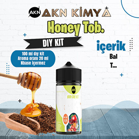 Honey Tob Dıy Kit Gıda Aroması %20 Oranda Aroma İçerir (Hazır Değildir )