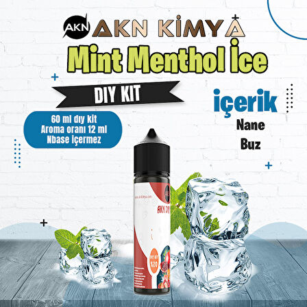 Mint Menthol Ice Dıy Kit Nane Buz Gıda Aroması %20 Oranda Aroma İçerir (Hazır Değildir )