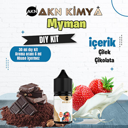 One Hit Wonder Myman Dıy Kit Çilek Çikolata Gıda Aroması %20 Oranda Aroma İçerir (Hazır Değildir )