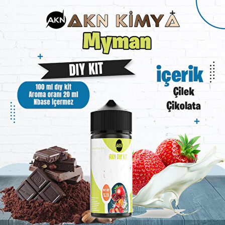 One Hit Wonder Myman Dıy Kit Çilek Çikolata Gıda Aroması %20 Oranda Aroma İçerir (Hazır Değildir )