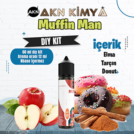 One Hit Wonder Muffin Man Dıy Kit Elma Tarçın Donut Gıda Aroması %20 Oranda Aroma İçerir (Hazır Değildir )