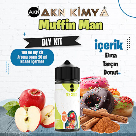 One Hit Wonder Muffin Man Dıy Kit Elma Tarçın Donut Gıda Aroması %20 Oranda Aroma İçerir (Hazır Değildir )