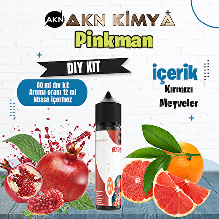 Pinkman Dıy Kit Kırmızı Meyveler Gıda Aroması %20 Oranda Aroma İçerir (Hazır Değildir )