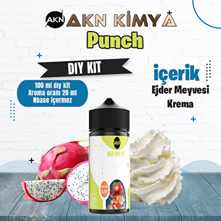 Punch Dıy Kit Ejder Meyvesi Krema Gıda Aroması %20 Oranda Aroma İçerir (Hazır Değildir )