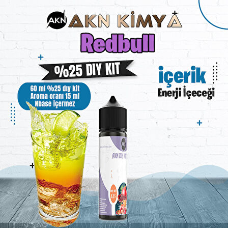 Redbull Yoğun Dıy Kit Enerji Içeceği Gıda Aroması %25 Oranda Aroma İçerir (Hazır Değildir )