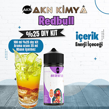 Redbull Yoğun Dıy Kit Enerji Içeceği Gıda Aroması %25 Oranda Aroma İçerir (Hazır Değildir )