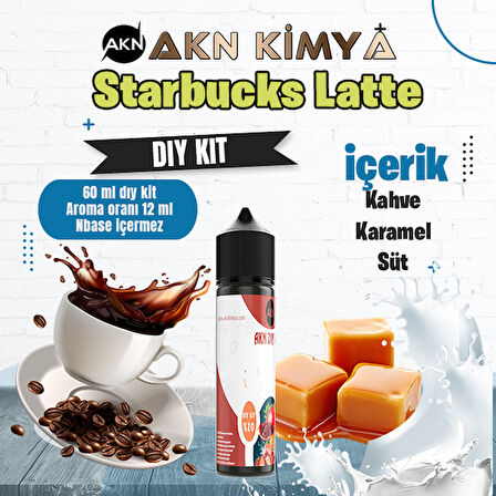Starbucks Latte Dıy Kit Kahve Karamel Süt Gıda Aroması %20 Oranda Aroma İçerir (Hazır Değildir )