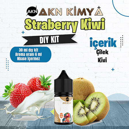 Strawberry Kiwi Dıy Kit Çilek Kivi Gıda Aroması %20 Oranda Aroma İçerir (Hazır Değildir )