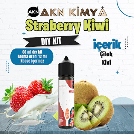 Strawberry Kiwi Dıy Kit Çilek Kivi Gıda Aroması %20 Oranda Aroma İçerir (Hazır Değildir )