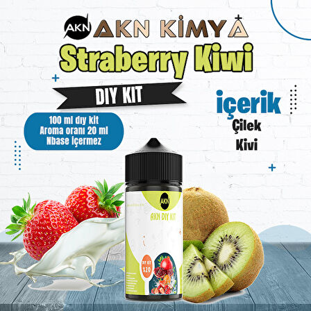 Strawberry Kiwi Dıy Kit Çilek Kivi Gıda Aroması %20 Oranda Aroma İçerir (Hazır Değildir )