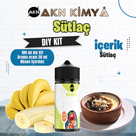 Sütlaç Dıy Kit Gıda Aroması %20 Oranda Aroma İçerir (Hazır Değildir )