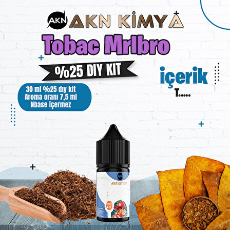 Tobac Mrlbro Yoğun Dıy Kit Gıda Aroması %25 Oranda Aroma İçerir (Hazır Değildir )