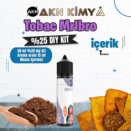 Tobac Mrlbro Yoğun Dıy Kit Gıda Aroması %25 Oranda Aroma İçerir (Hazır Değildir )