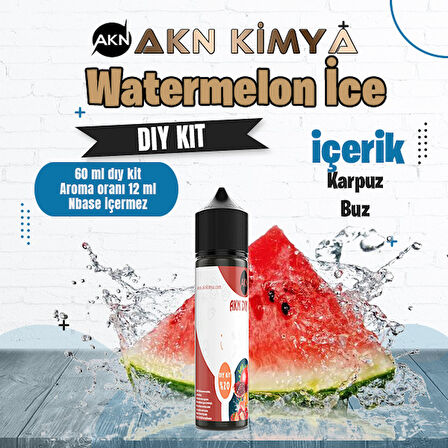 Watermelon Ice Dıy Kit Karpuz Buz Gıda Aroması %20 Oranda Aroma İçerir (Hazır Değildir )