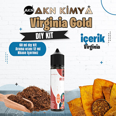 Virginia Gold Dıy Kit Gıda Aroması %20 Oranda Aroma İçerir (Hazır Değildir )