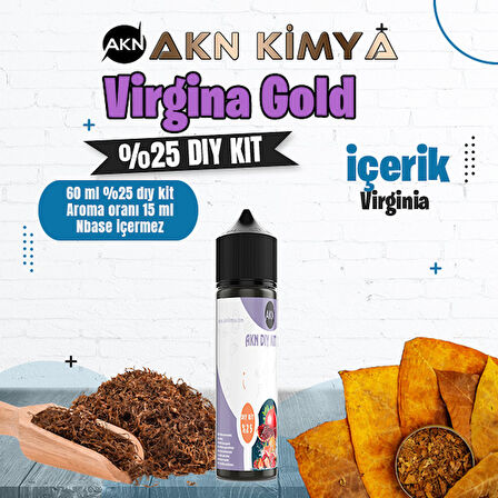 Virginia Gold Yoğun Dıy Kit Gıda Aroması %25 Oranda Aroma İçerir (Hazır Değildir )