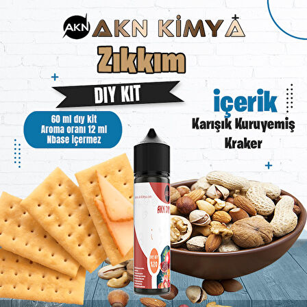 Zıkkım Dıy Kit Karışık Kuruyemiş Kraker Gıda Aroması %20 Oranda Aroma İçerir (Hazır Değildir )