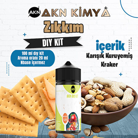 Zıkkım Dıy Kit Karışık Kuruyemiş Kraker Gıda Aroması %20 Oranda Aroma İçerir (Hazır Değildir )