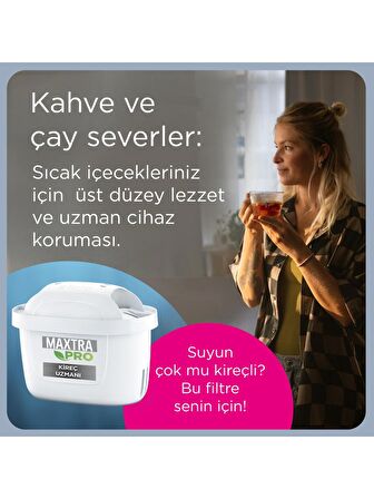 BRITA MAXTRA PRO Kireç Uzmanı Yedek Su Arıtma Filtresi, 2’li