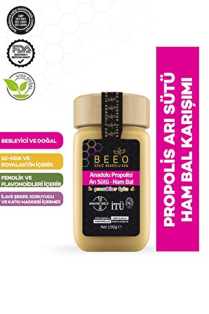 BEEO 190 GR Propolis + Arı Sütü + Ham Bal (Çocuk)