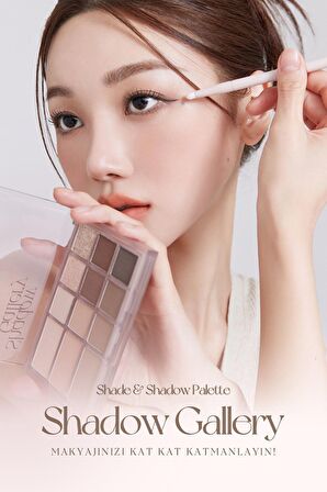 Çok Fonksiyonlu, Yoğun Pigmentli Far Paleti Clio Shade & Shadow Palette (01 Shadow Gallery)