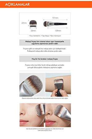 Ultra Yumuşak Dokulu Fondöten Fırçası MISSHA Artistool Foundation Brush #105