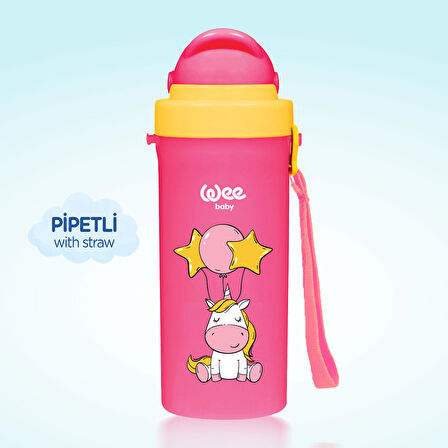 Wee Baby Pipetli Bardak 300 Ml - Pembe 