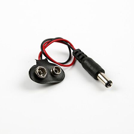9V DC Pil - Batarya Soketi