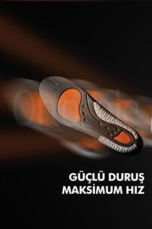 OS203 | Ark ve Jel Destekli Spor Tabanlığı, Çift Taraflı Kemer, Performans Ortopedik İç Tabanık