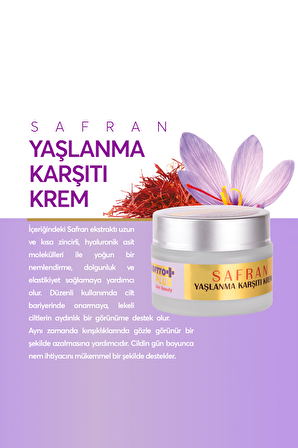 SOFTTO PLUS SAFRAN YAŞLANMA KARŞITI KREM 50 ML