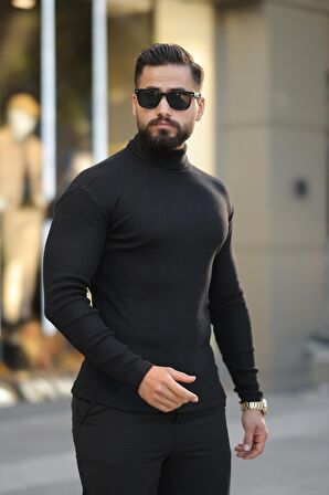 3'li Paket Erkek Boğazlı Balıkçı Triko Kazak