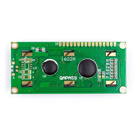 LCD1602 LCD Ekran (Sarı Mavi Arka Işıklı)