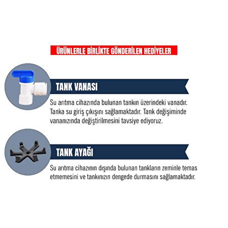 Aquafit Su Arıtma Cihazı 12 Lt. Aquafit Tankpro Paslanmaz Çelik Tank  - Tank Vanası Hediyeli