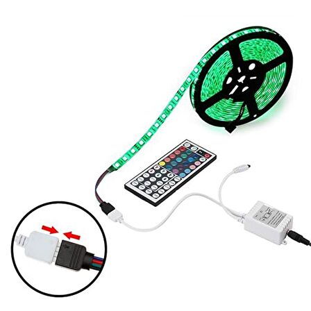 44 Tuşlu 12V 5050 RGB LED Şerit için Kumanda