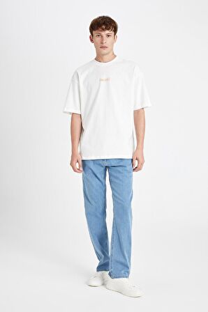 DeFacto Dragon Ball Oversize Geniş Kalıp Bisiklet Yaka Kısa Kollu Tişört C6527AX24AUER105