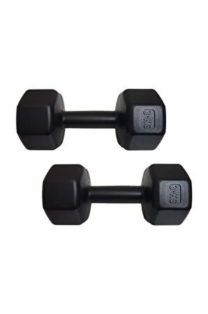 3 Kg X 2 Adet 6 Kg Dambıl Seti 6 Kg Dumbell Set