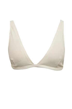 DeFacto Regular Fit Ribana Basic Düz Bikini Üstü-Fall in Love T5224AZ24SMER103