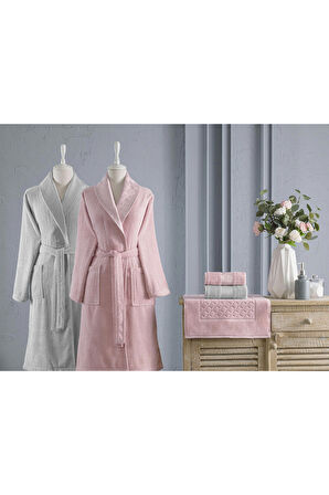 ÖZDİLEK BLOSSOM HAPPY SET PEMBE GRİ