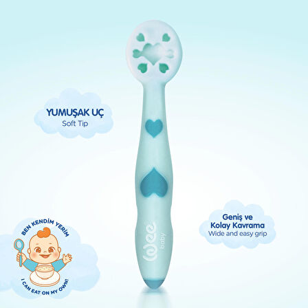 Wee Baby Püre Kaşığı MAVİ