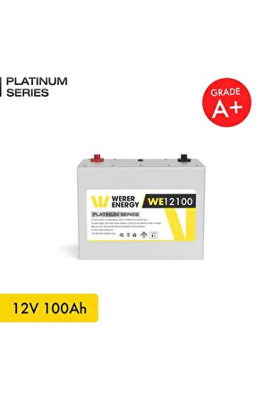 12V 100Ah LiFePO4 Platinum Series Bluetooth'lu Lityum Demir Fosfat Akü