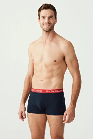 U.S. Polo Assn. Erkek Lacivert 3 Lü Boxer