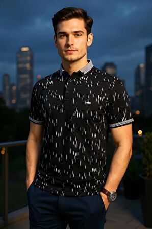 Erkek  Fit Kesim Pamuklu Polo Yaka T-Shirt