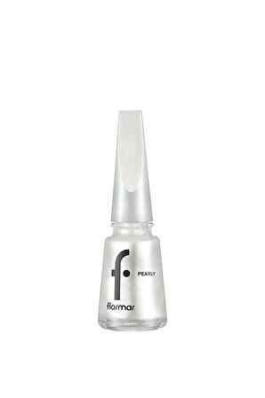 Flormar Sedefli Parlak Oje (Beyaz) - Pearly Nail Enamel - PL201 Luxury White - 8682536035422