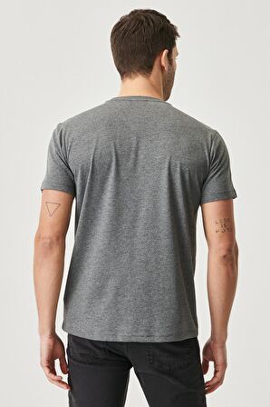Slim Fit Bisiklet Yaka 2'li Düz Tişört Paketi
