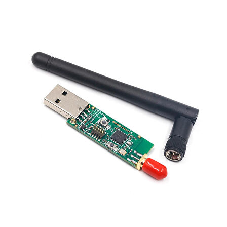 Cc2531 Usb Dongle + Anten 2.4ghz Zigbee Wifi Bluetooth Kablosuz Data Yakalayıcı
